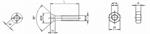 18430501: Plovbolt M14x50 DIN608 m/firkantsats. (8.8)